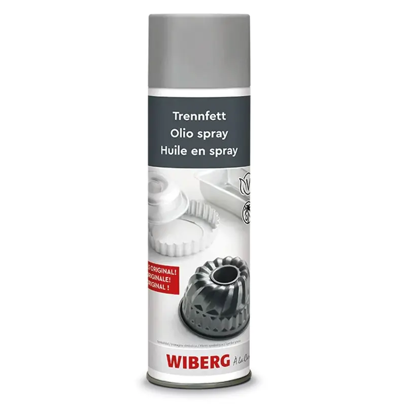 Wiberg Trennfett Spray - Universelles Trennspray, Ölspray für Backformen & Bleche, 441 g