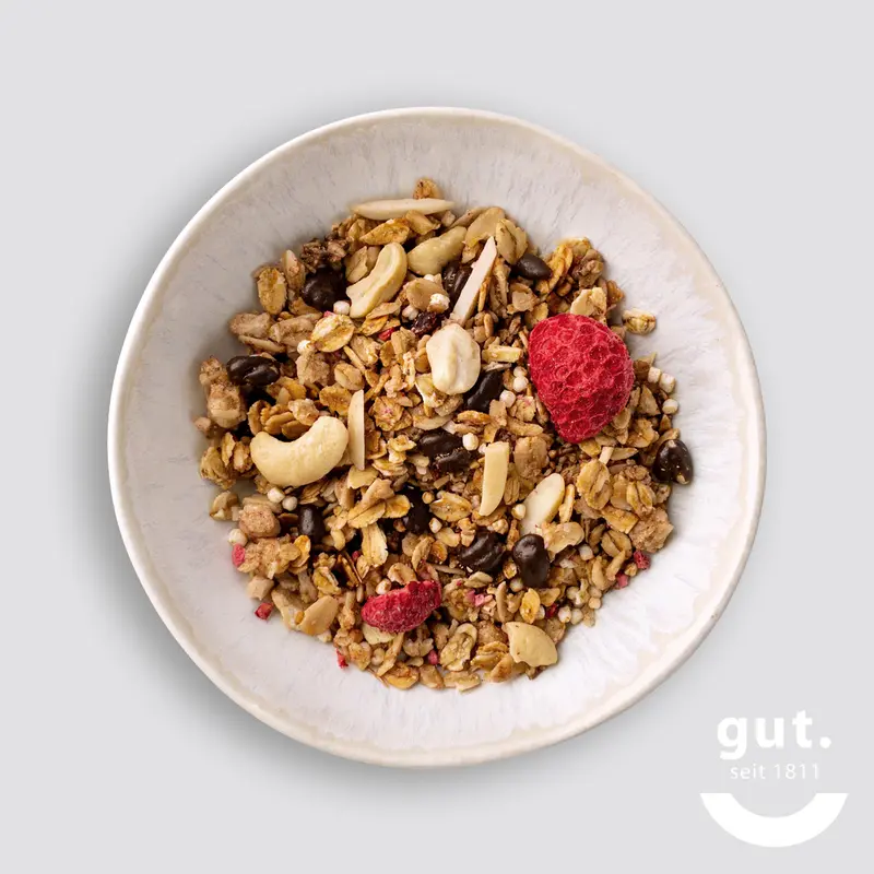 Wintertraum Müsli mit Cashew & Blaubeeren