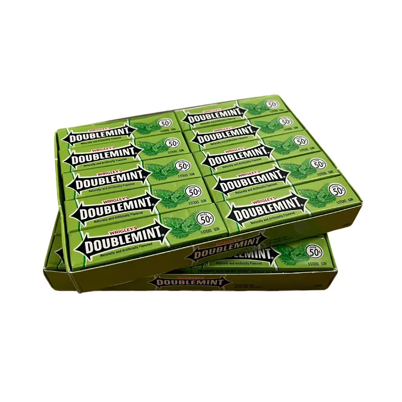 Wrigley's Doublemint Kaugummi, 40 Päckchen à 5 Stück (insgesamt 200 Streifen)