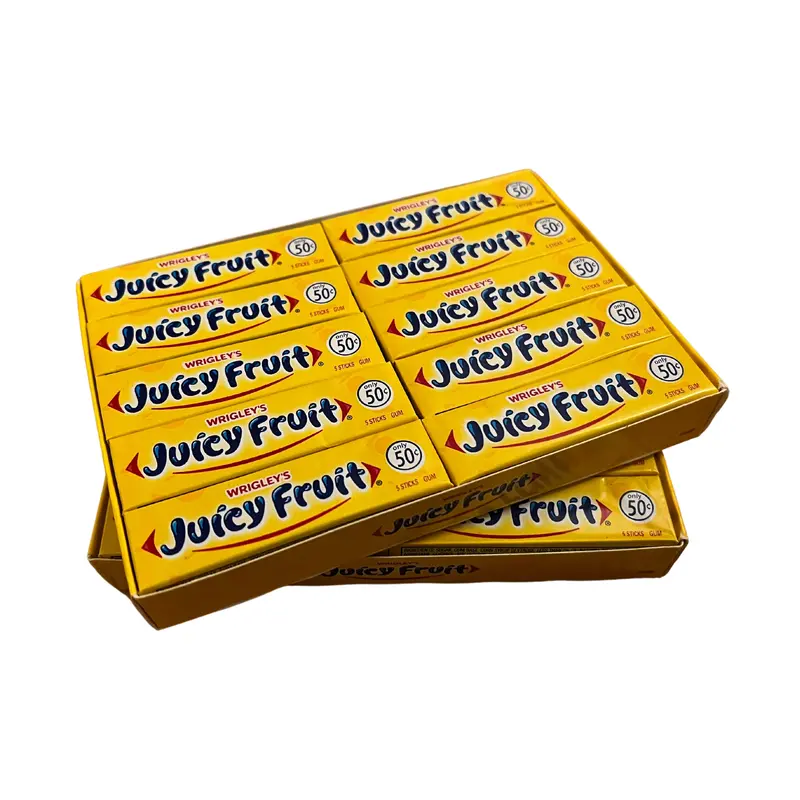 Wrigley's Juicy Fruit Kaugummi, 40 Päckchen à 5 Stück (insgesamt 200 Streifen)