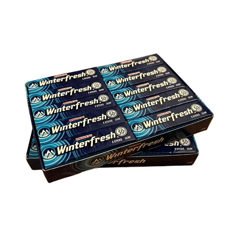 Wrigley's Winterfresh Kaugummi, 40 Päckchen à 5 Stück (insgesamt 200 Streifen)