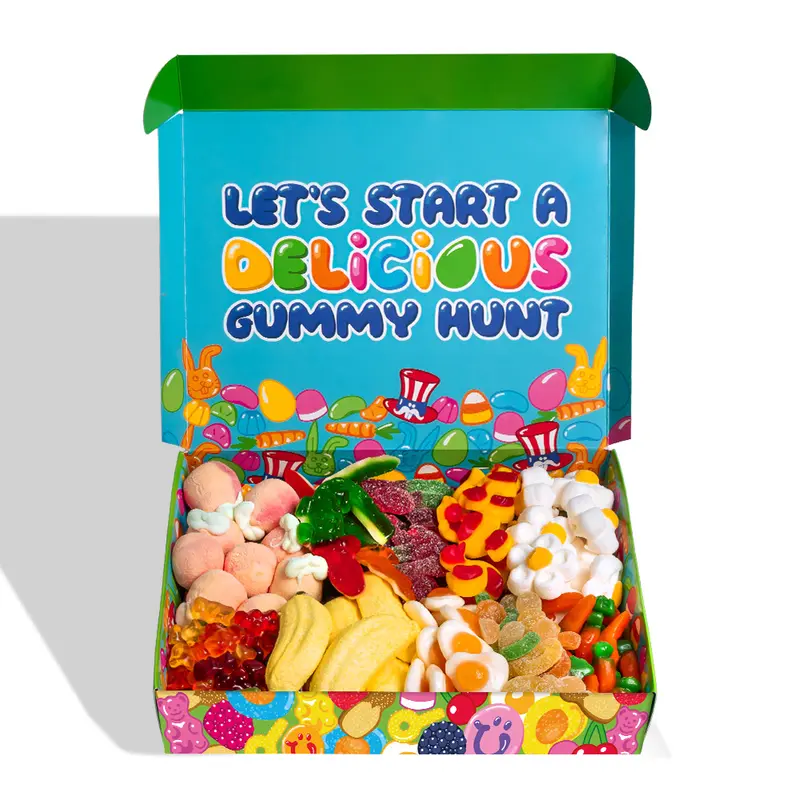 Wunnie box “Frohe Ostern”, das Candy box zum Zusammenstellen mit deinen Lieblingsgummibärchen