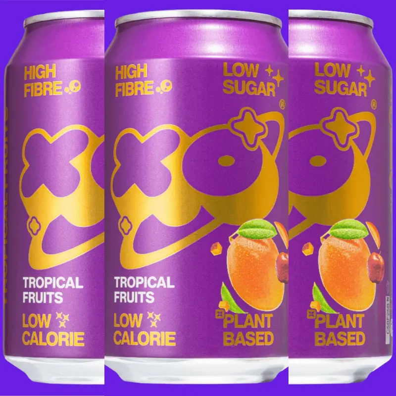 XO Soda, Sparkling Tropical Fruits, 12x330ml