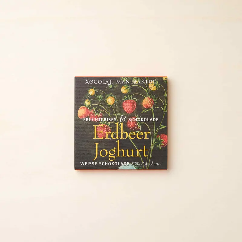 Xocolat Weiße mit Erdbeer Joghurt, 70g
