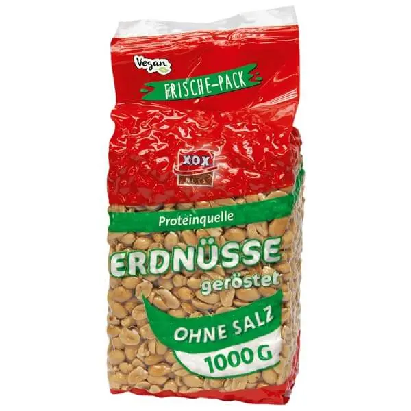 XOX Erdnüsse ungesalzen - 1000g