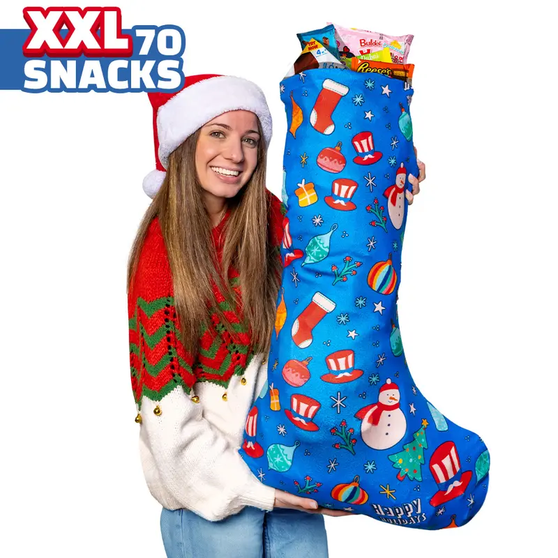XXL-Epiphaniensocke mit 70 süßen und salzigen Produkten