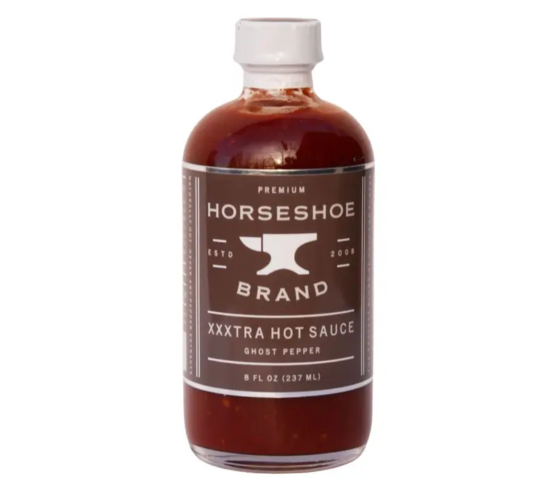 XXXtra Hot Sauce von Horseshoe Brand (Ghost Peppers)
