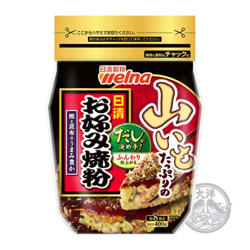 Yamaimo Tappuri No Okonomiyakiko (Japanese Savoury Pancake Flour with Japanese Yam)