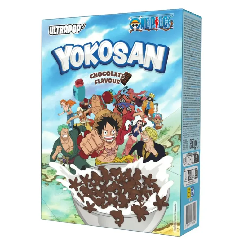Yokosan One Piece Schokoladengeschmack, Cerealien mit Schokoladengeschmack, 350 g