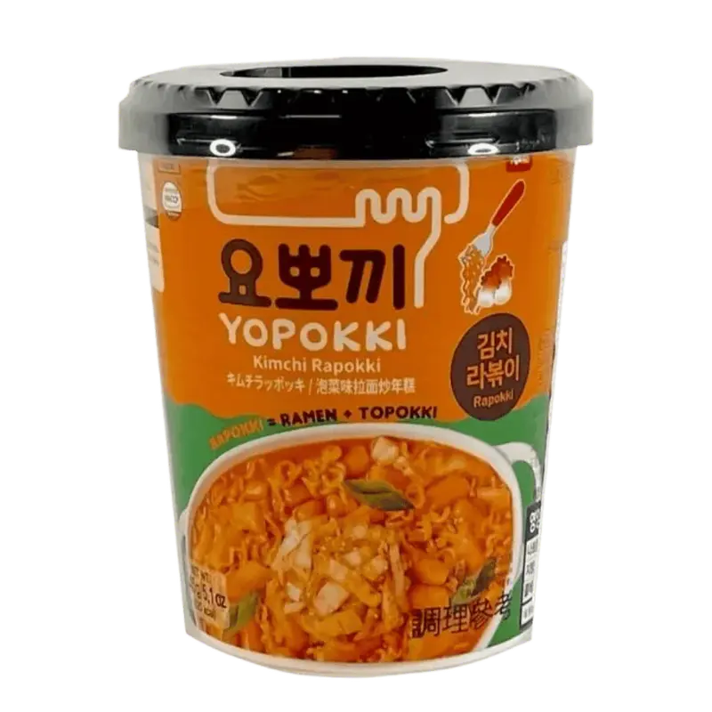 YOPOKKI Ricecake & Ramen Cup Kimchi 145G