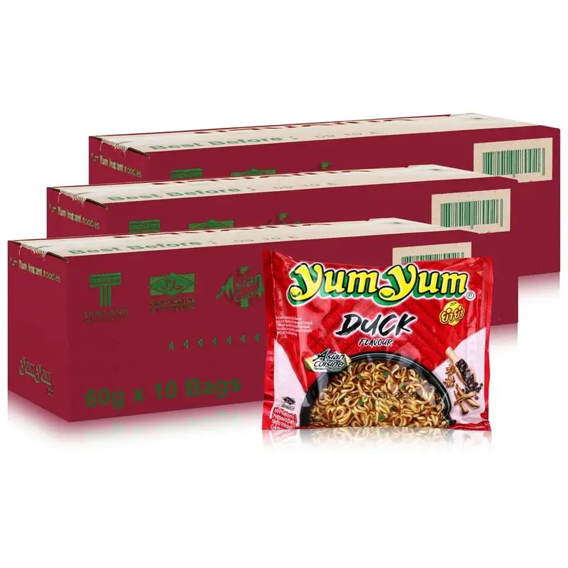 YumYum Instant Nudeln mit DUCK / ENTEN Geschmack - 30 x 60g