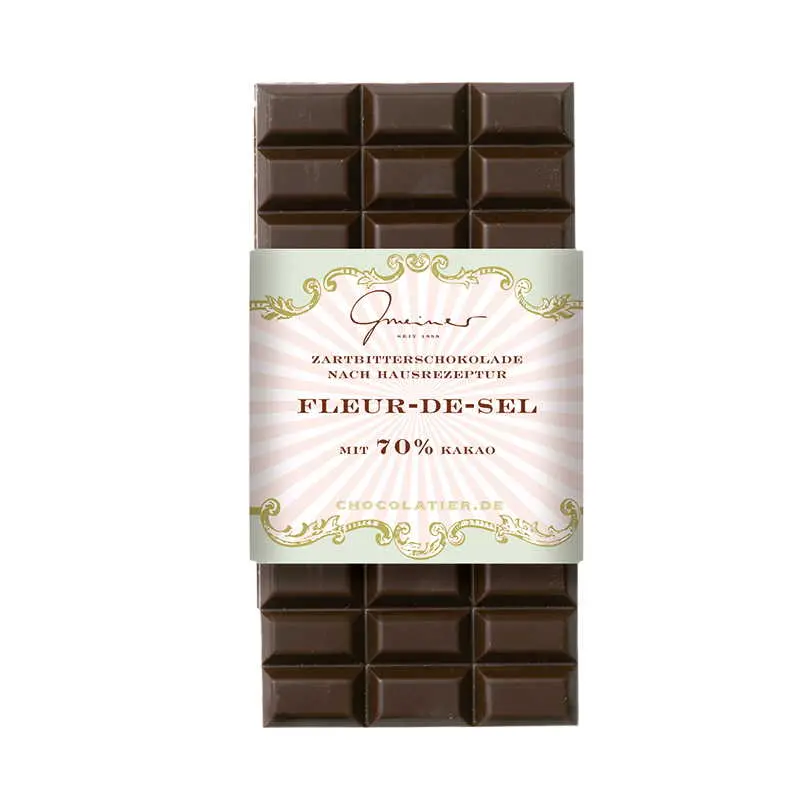 Zartbitterschokolade Fleur-de-Sel