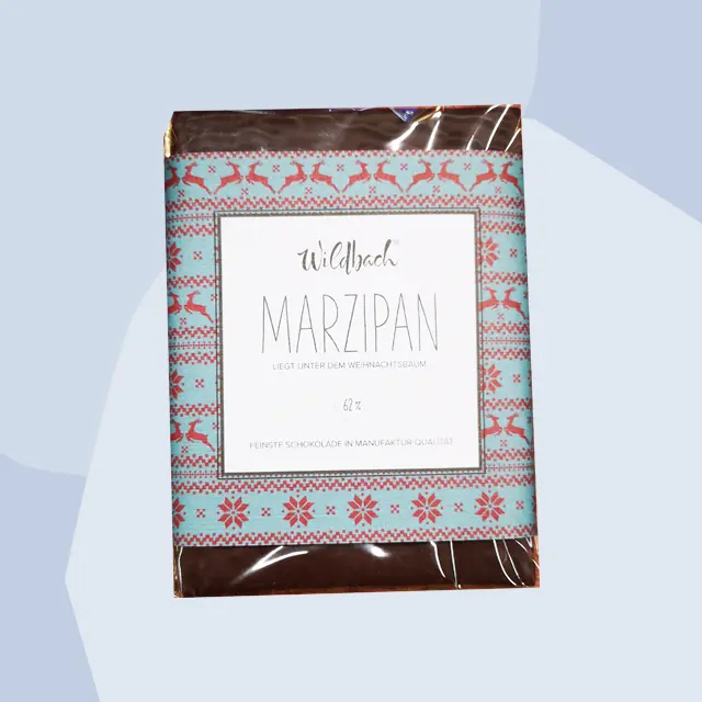 Zartbitterschokolade mit Marzipan