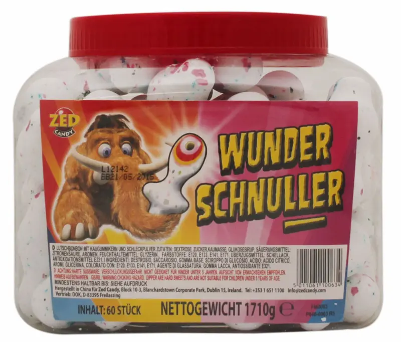 ZED Candy Wunderschnuller, 60 Stück, 1,68 kg