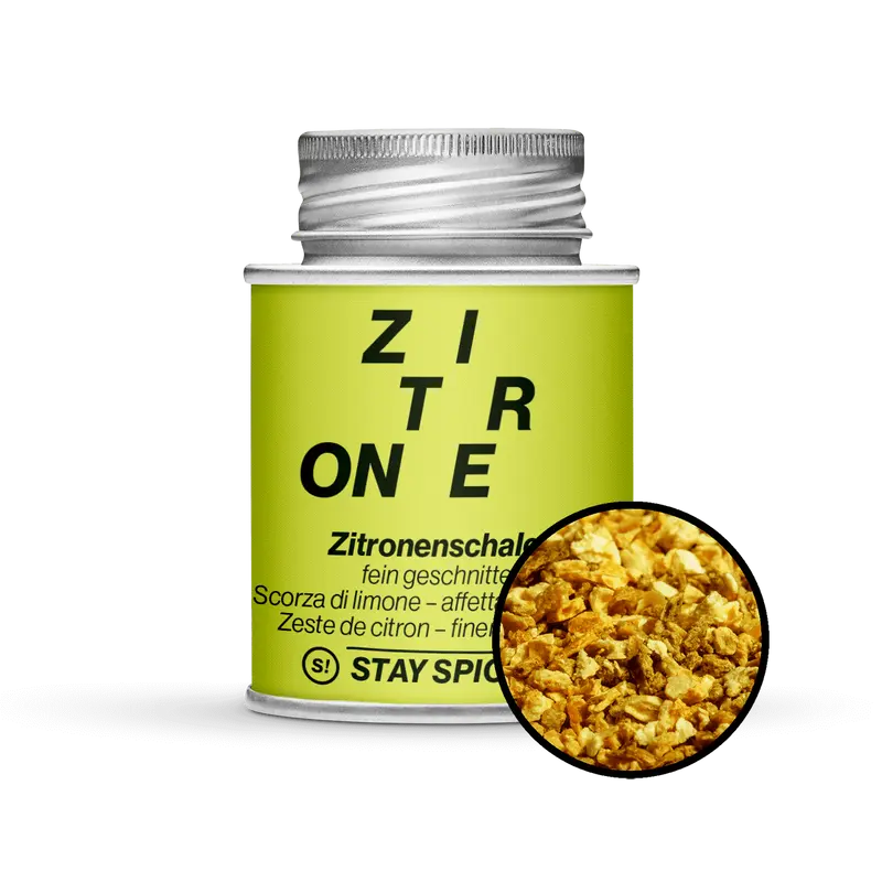 Zitronenschale fein geschnitten