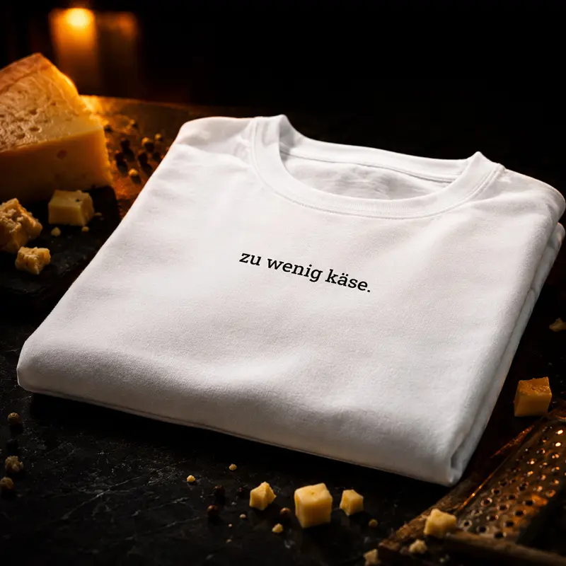 ZU WENIG KÄSE - Premium T-Shirt Unisex
