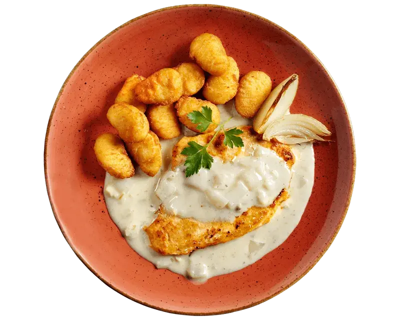 Zwiebelschnitzel